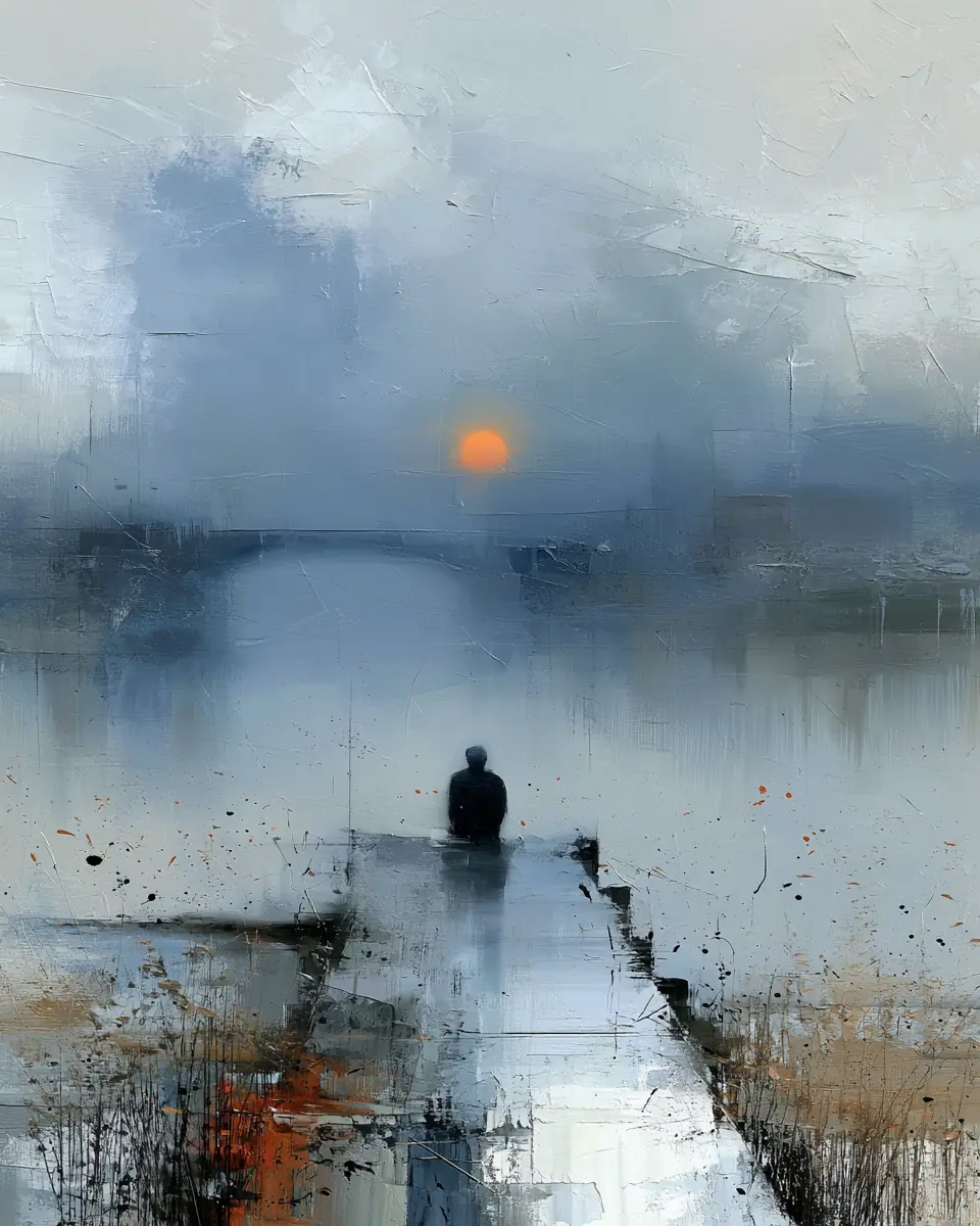 A Moment To Reflect — digital artwork by Janet Soon Art Studio