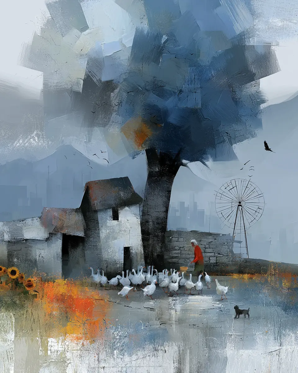 A Place I Remember — digital artwork by Janet Soon Art Studio