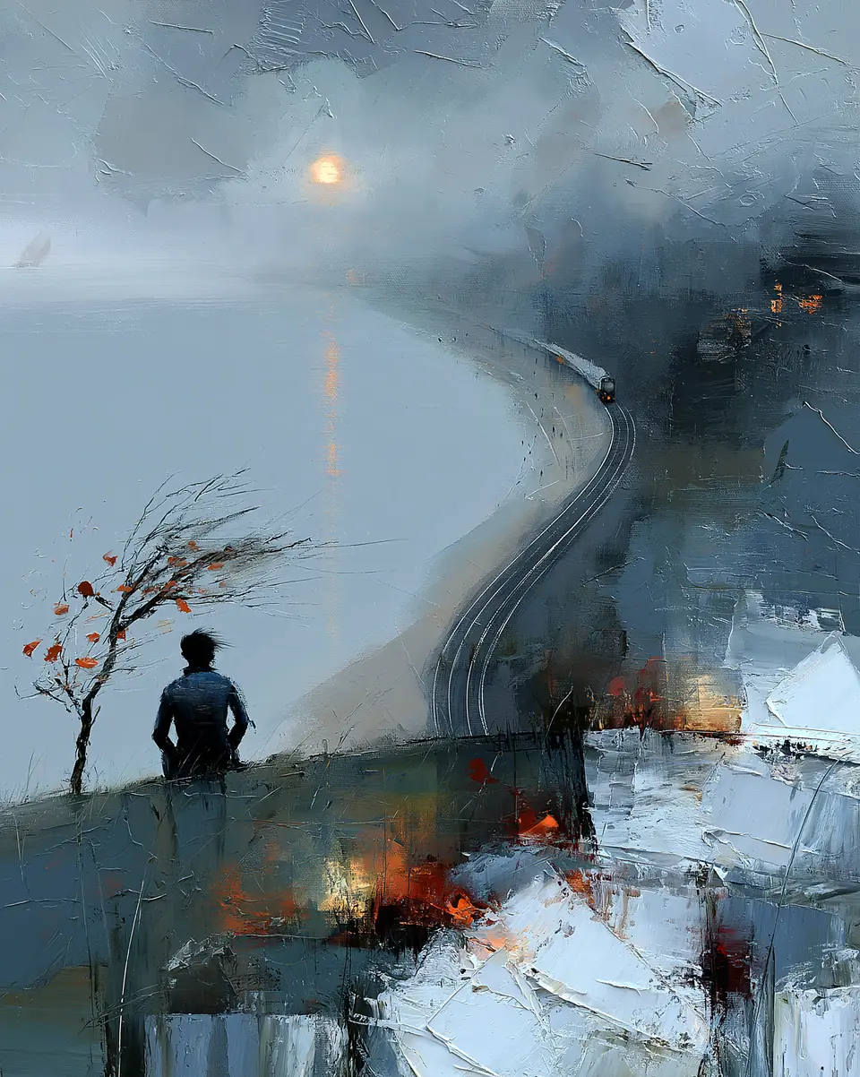 Let It Pass — digital artwork by Janet Soon Art Studio