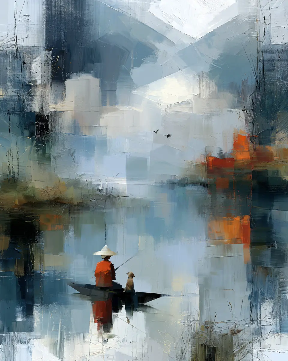 No Need To Hurry — digital artwork by Janet Soon Art Studio