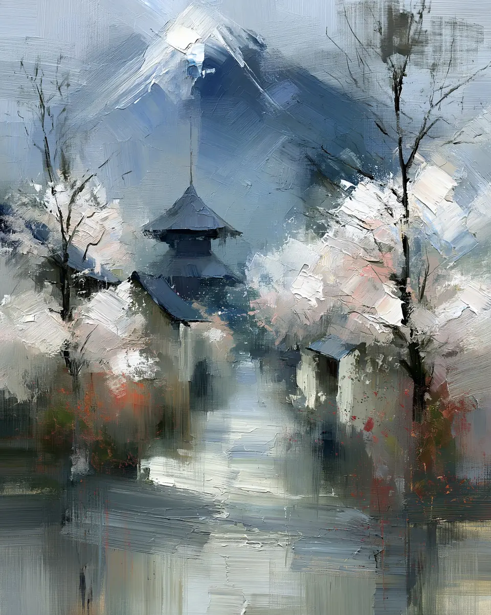 Simple Days — digital artwork by Janet Soon Art Studio