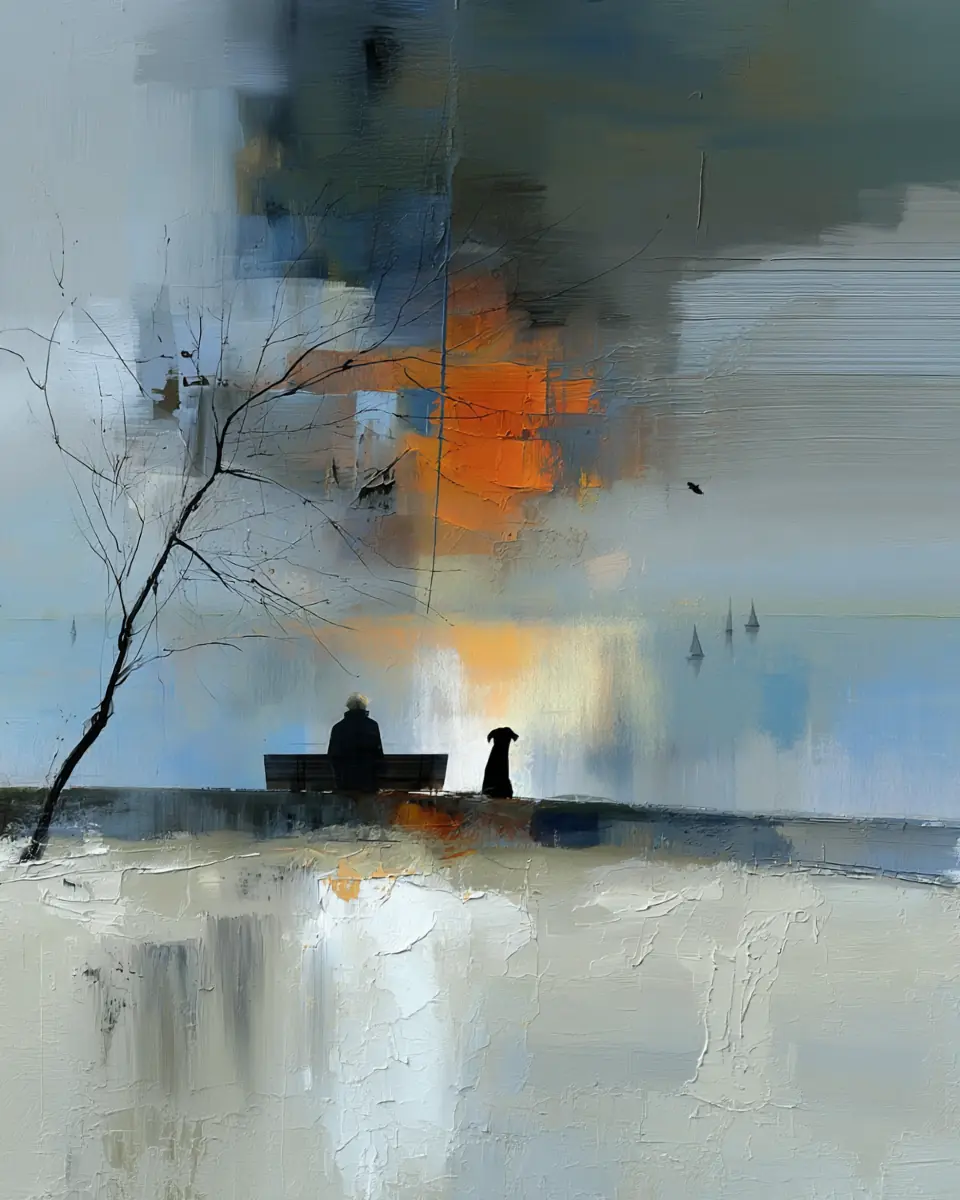 Still By My Side — digital artwork by Janet Soon Art Studio