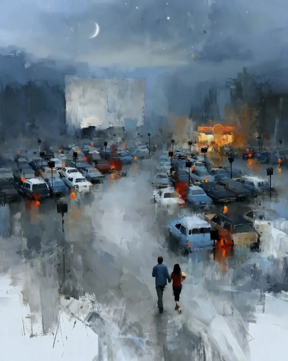 Summer Night — digital artwork by Janet Soon Art Studio