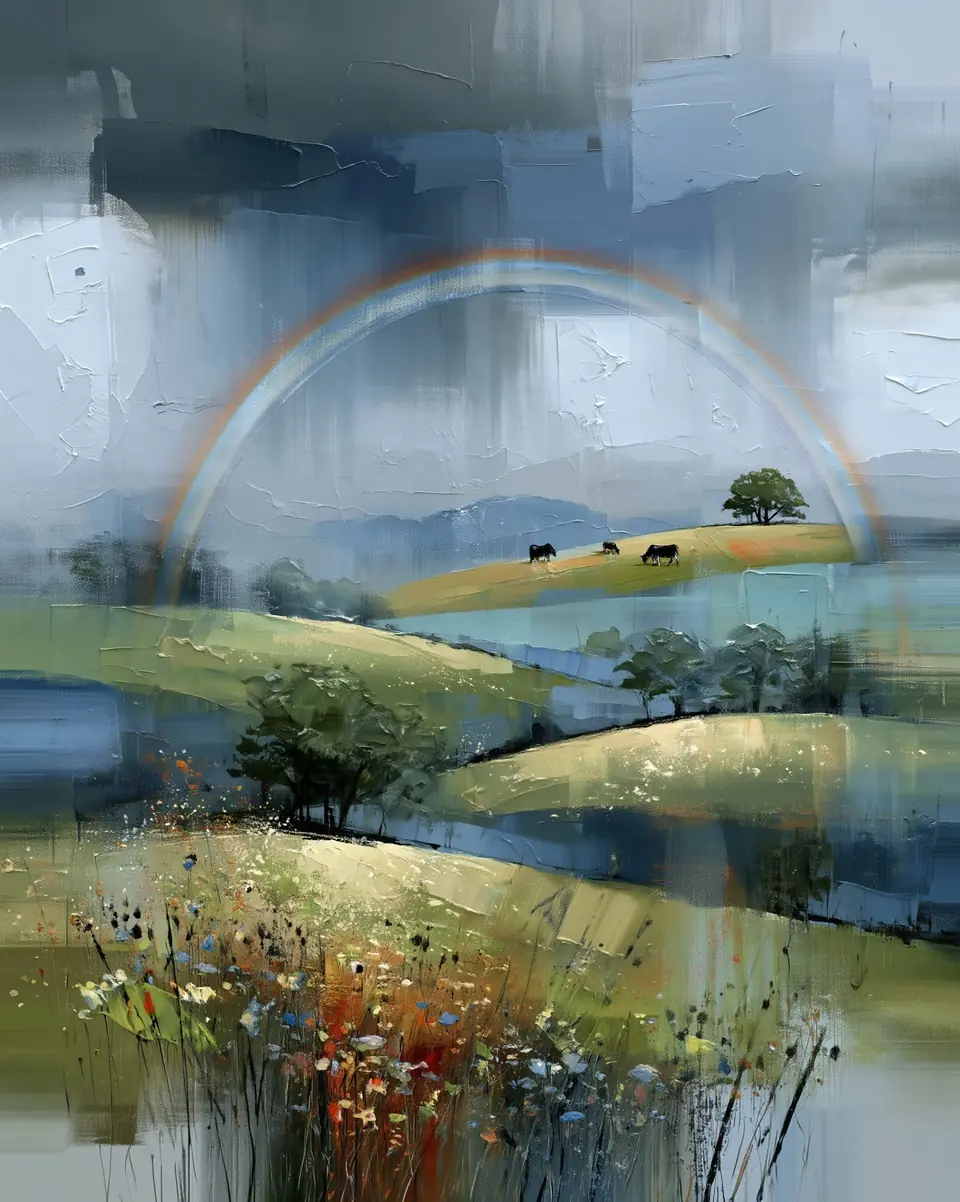 The After Rain — digital artwork by Janet Soon Art Studio