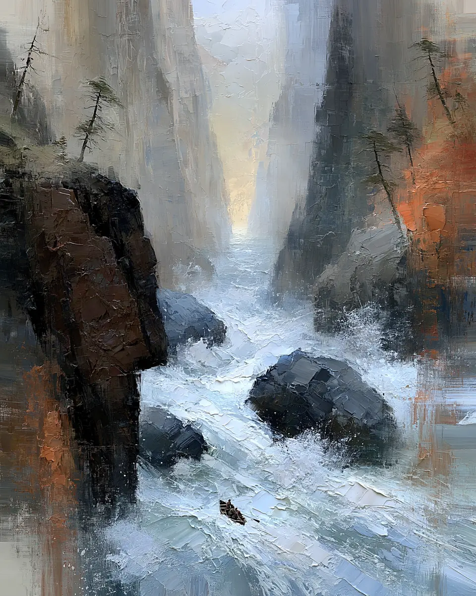 The Crossing — digital artwork by Janet Soon Art Studio