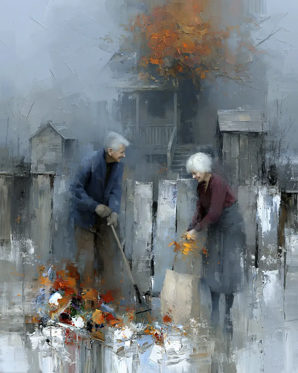 The October Ritual — digital artwork by Janet Soon Art Studio