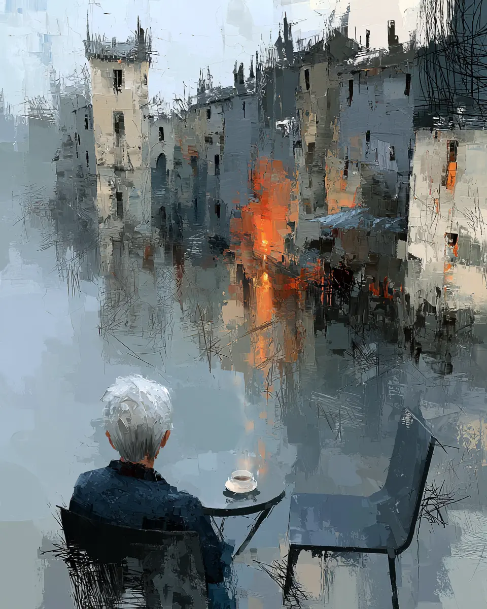 The Other Chair — digital artwork by Janet Soon Art Studio