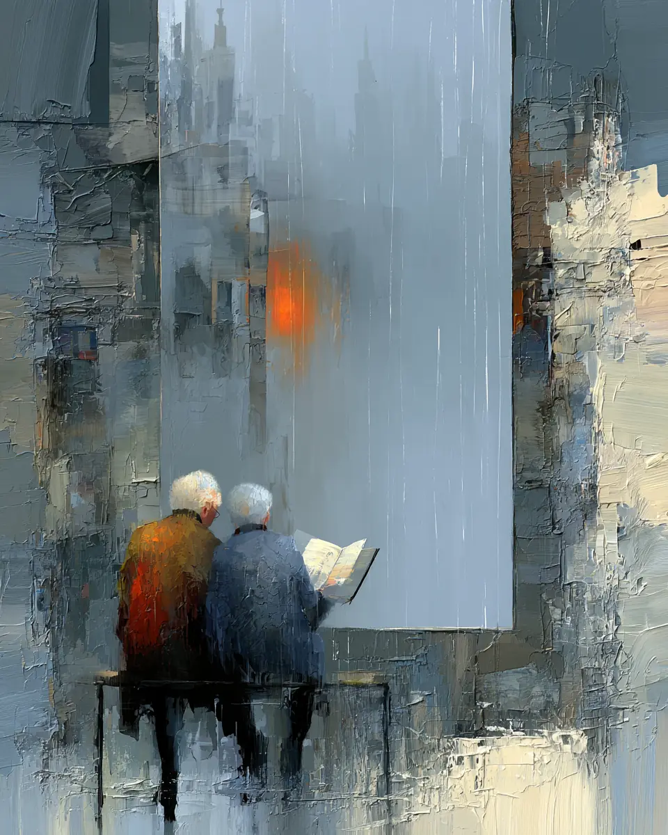 The Same Page — digital artwork by Janet Soon Art Studio
