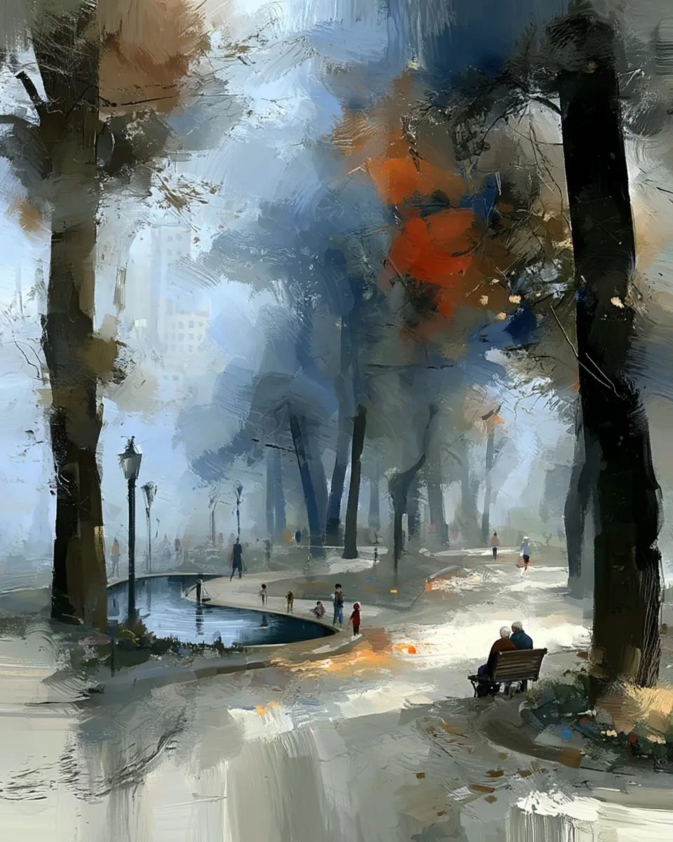 The Seasons of Life — digital artwork by Janet Soon Art Studio