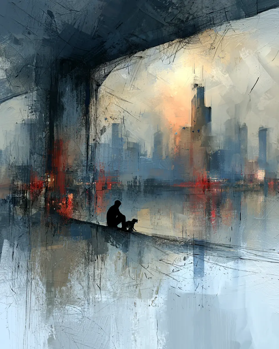 The View Changes — digital artwork by Janet Soon Art Studio