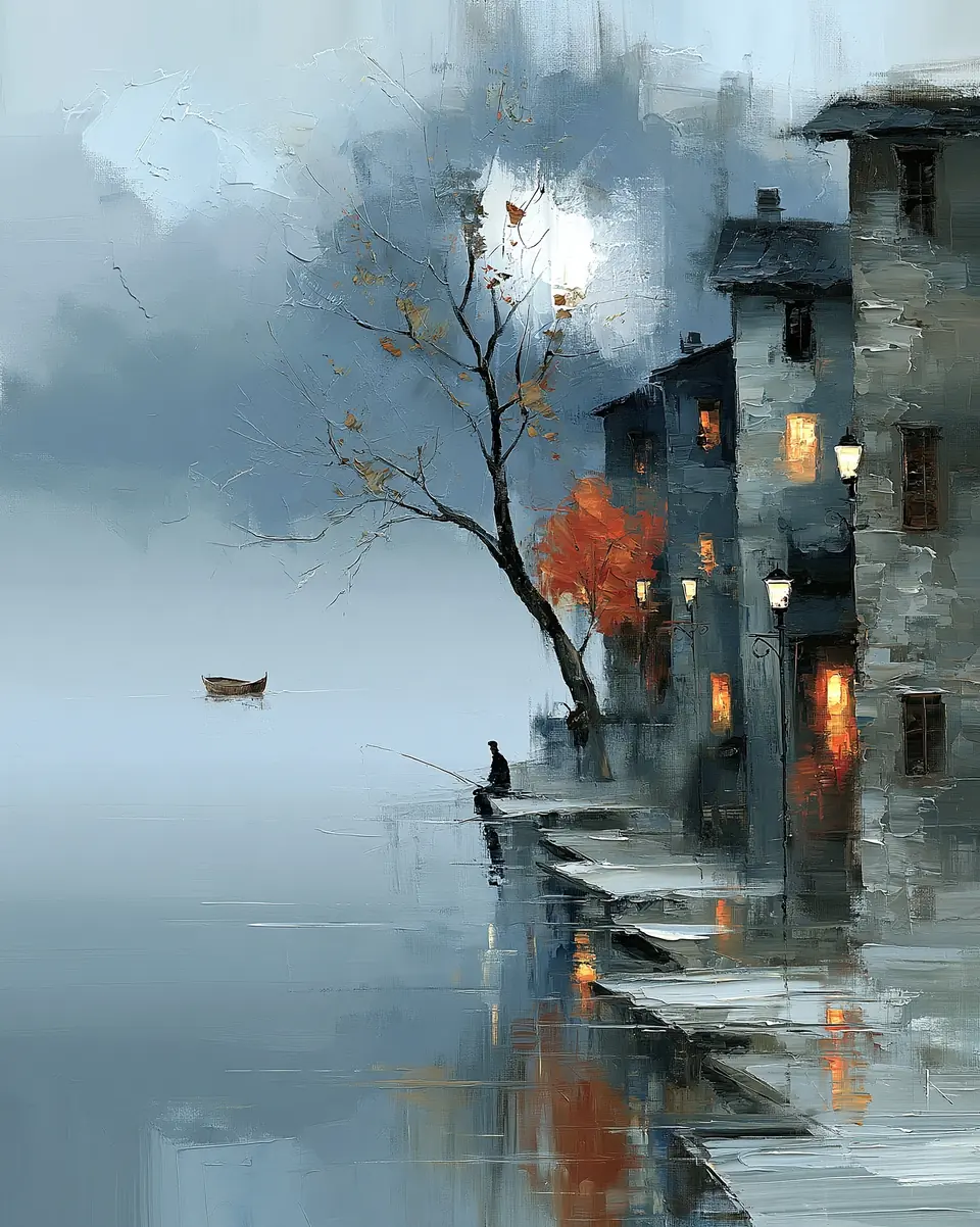 Wait — digital artwork by Janet Soon Art Studio