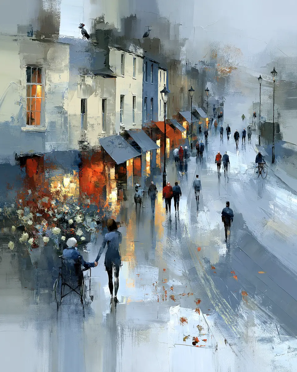 What Matters Most — digital artwork by Janet Soon Art Studio