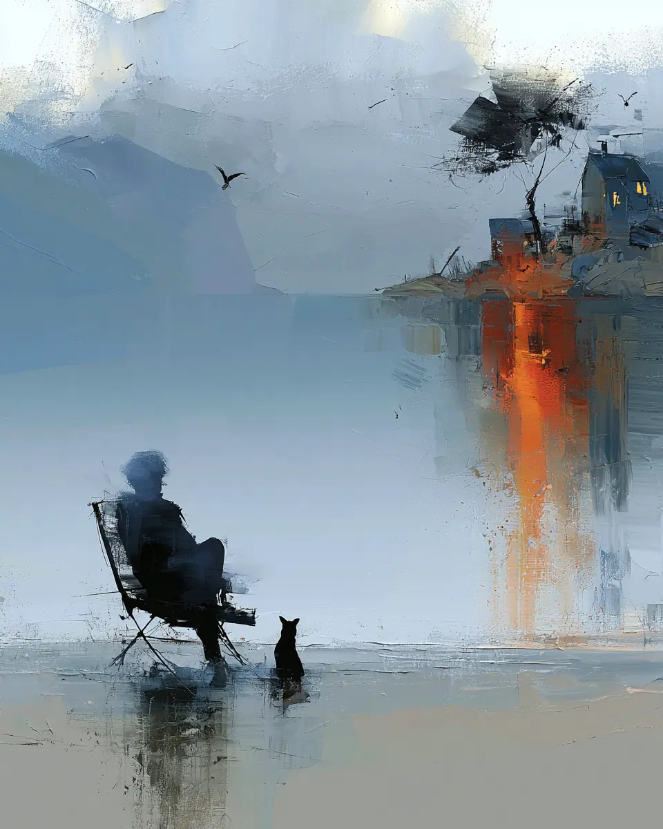 Where Memories Rest — digital artwork by Janet Soon Art Studio