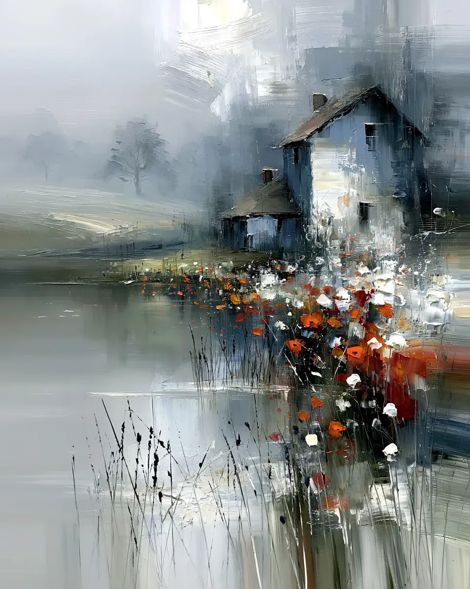 Where Wildflowers Bloom — digital artwork by Janet Soon Art Studio